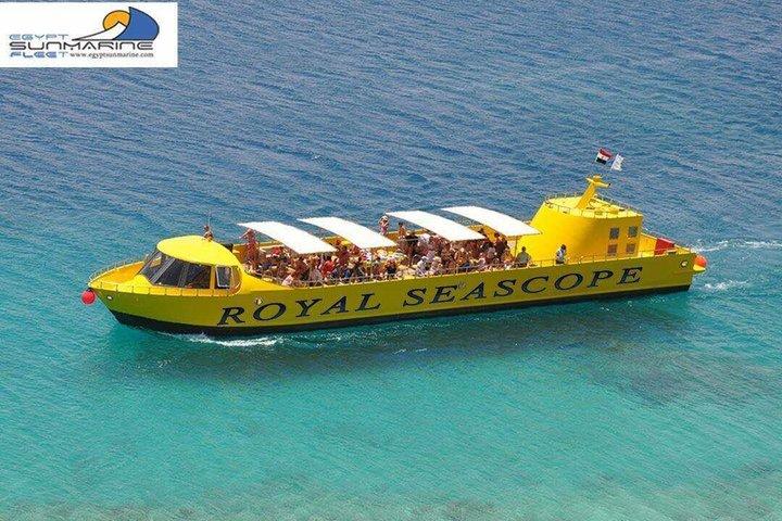 シャルム・エル・シェイクシースコープ海底ボートツアー＆コーラルリーフビューイング