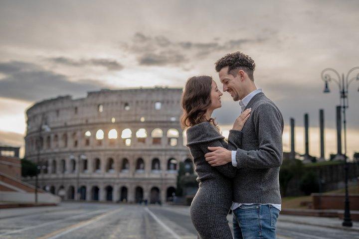 Rome : Séance privée emblématique à Trevi Fountain & Colosseum