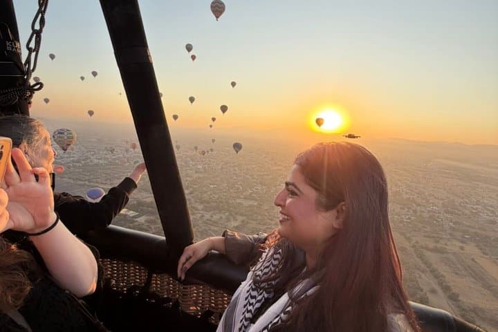 Transportation and Hot Air Balloon Flight Teotihuacán
