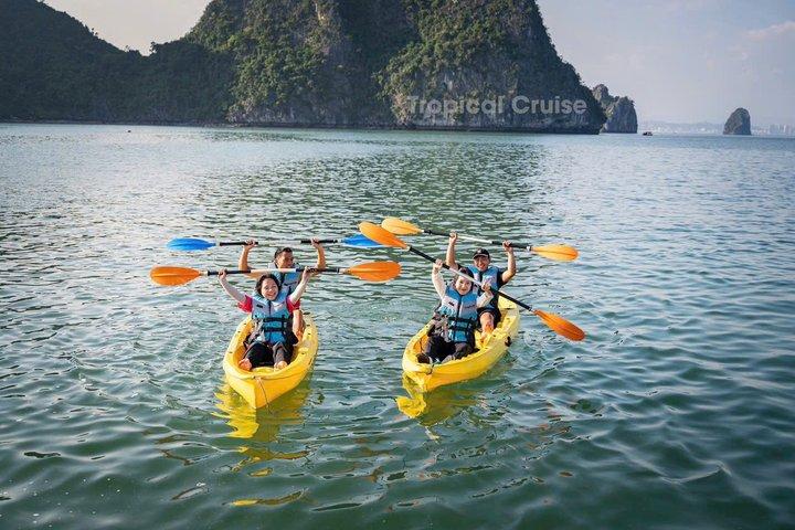 ハノイまたはキャットバの町からランハ湾1日ツアー
