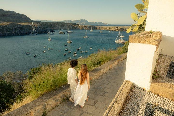 Professionelt fotoshoot i Lindos