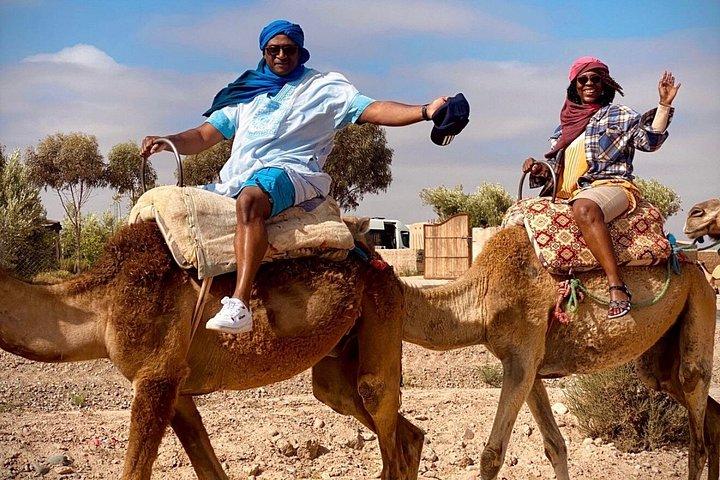 Agafay Desert Camel Ride, Dinner Show with magical sunset