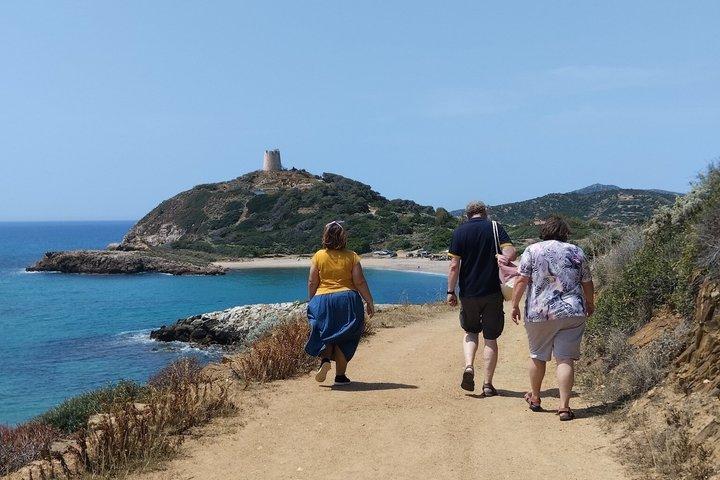 Visite des plages de Chia au départ de Cagliari avec van