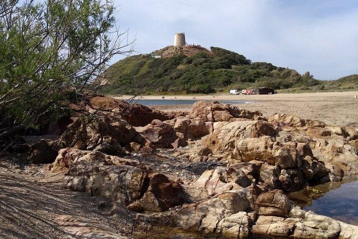 Visite des plages de Chia au départ de Cagliari avec van
