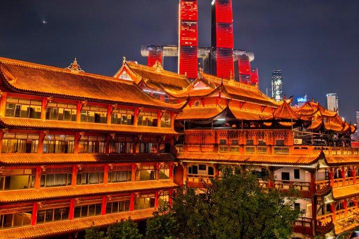 Visite de Chongqing Magic Night View et des lieux d'observation secrets