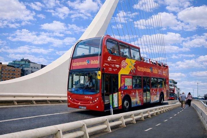 市内観光ダブリン乗り降り自由バスツアー