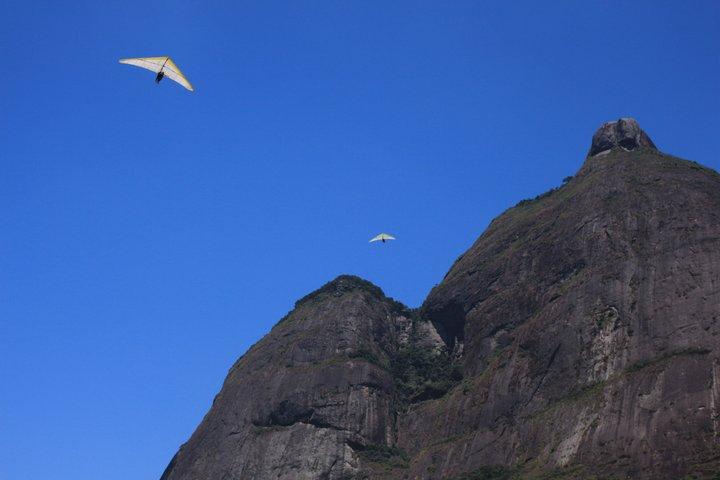 Hanggliding eller paragliding i Rio de Janeiro