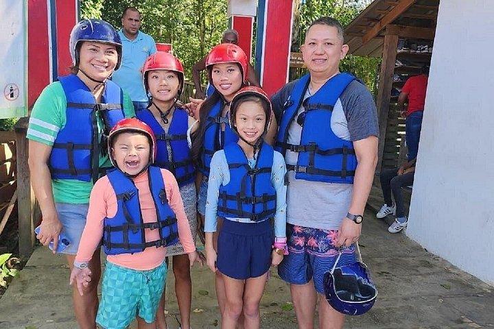 Triple Adrenaline Tour Waterfalls Zipline and Monkey Interaction