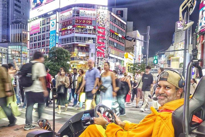 渋谷ゴーカートツアー渋谷交差点と東京タワー