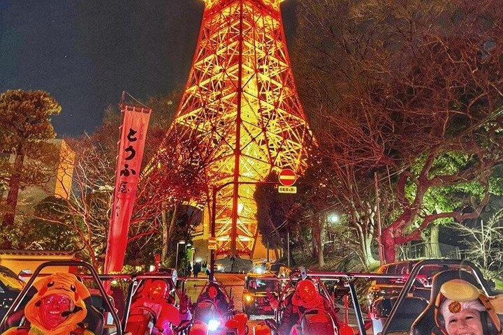 渋谷ゴーカートツアー渋谷交差点と東京タワー