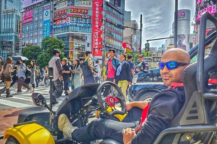 渋谷ゴーカートツアー渋谷交差点と東京タワー