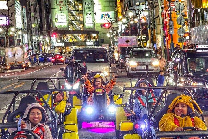 渋谷ゴーカートツアー渋谷交差点と東京タワー