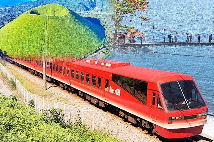 Izu Small Group : Ocean-View Train, Monte Omuro e Costa