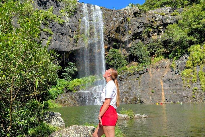 Barranquismo guiado en las cataratas del Tamarind 7 cascadas en Mauricio
