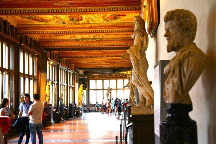 Florence Uffizi Gallery billet med lille gruppe guidet tur