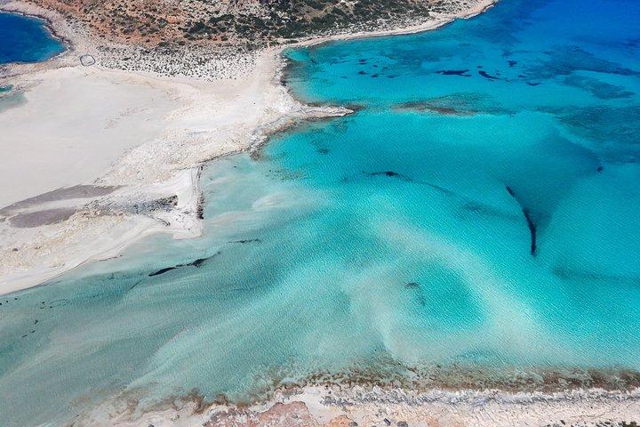 Laguna privata di Balos e spiaggia di Falassarna: una gita di un giorno premium