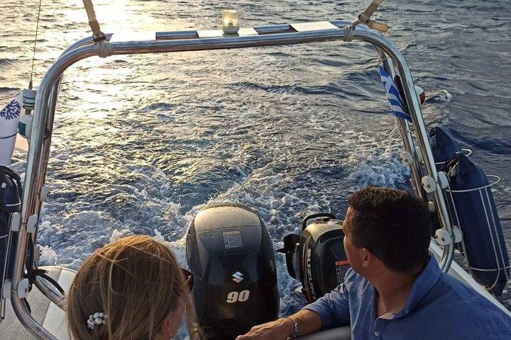 Symi zonsondergang en avondboot ervaring