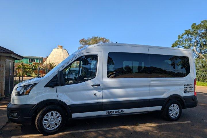 Lille gruppe Shore Shuttle fra Waikiki til Haleiwa | Waimea
