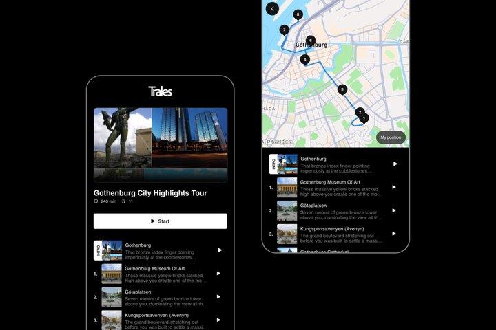 Visite privée libre à Göteborg avec 100 histoires audio
