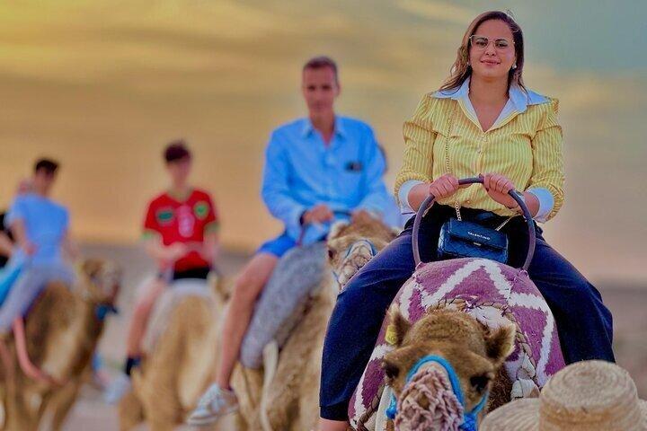 1 Night in Agafay Desert Dinner Camel Ride Fire Show
