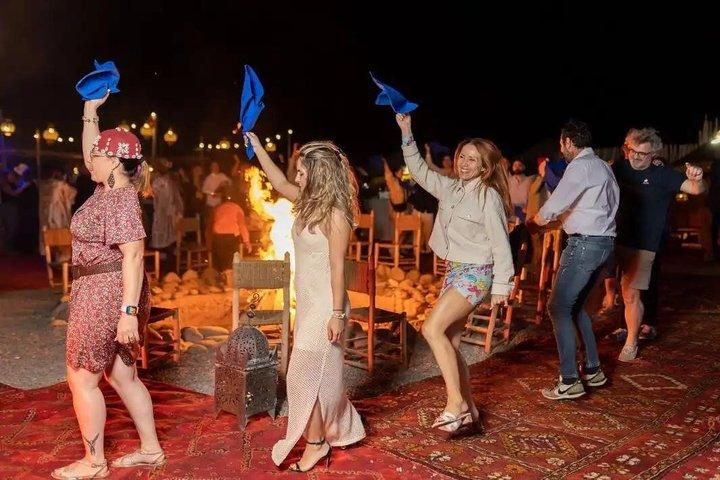 1 Night in Agafay Desert Dinner Camel Ride Fire Show