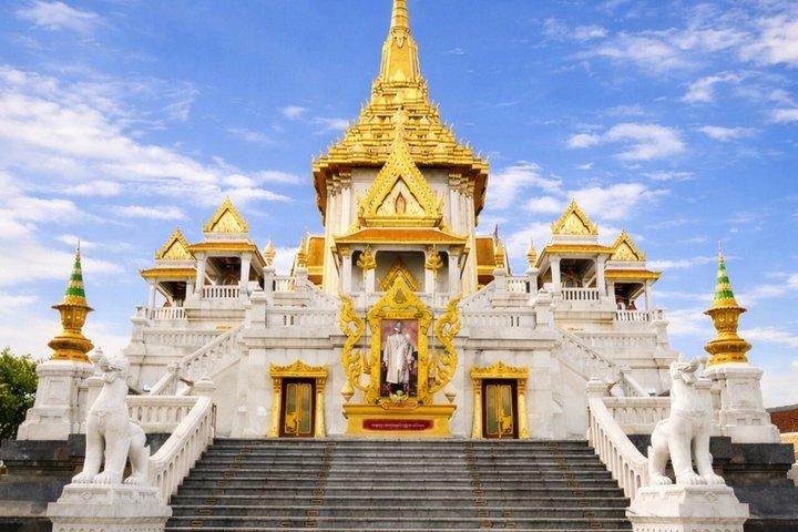 Tour por los 2 templos de Bangkok (templo de mármol + Buda dorado)