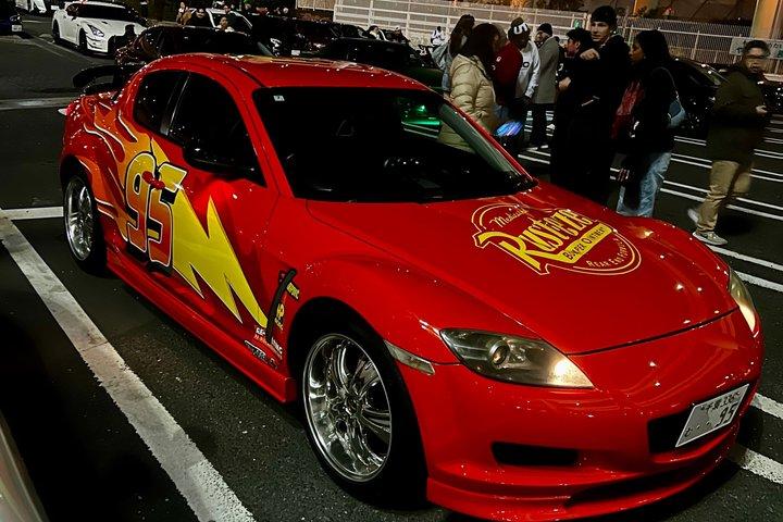 東京ナイトドライブ：大黒PA＆JDM車文化ツアー⁠