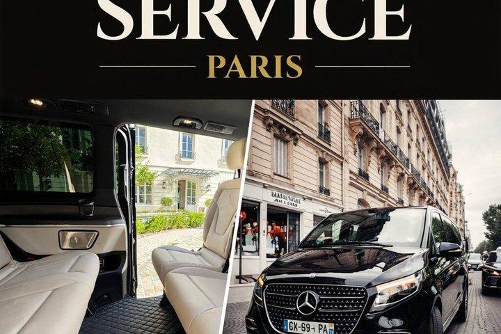 CDG Airport Privétransfer naar Parijs Hotel Mercedes Sedan