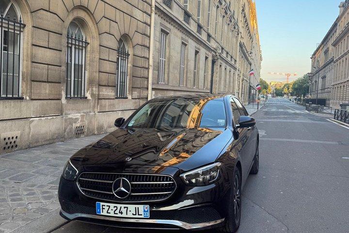 CDG Airport Privétransfer naar Parijs Hotel Mercedes Sedan