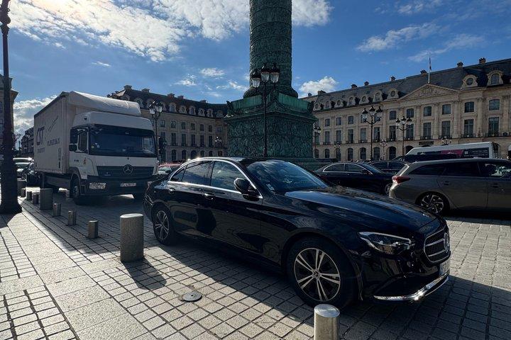 CDG Airport Privétransfer naar Parijs Hotel Mercedes Sedan