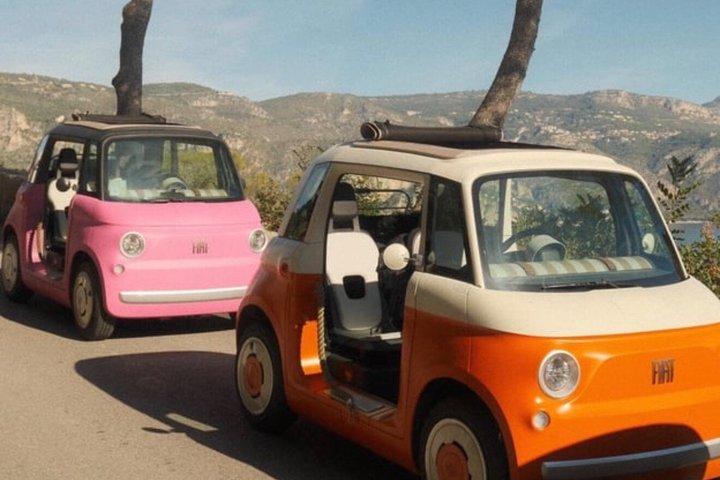 Un giro retrò su una Topolino elettrica in Costa Azzurra