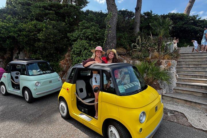 Un giro retrò su una Topolino elettrica in Costa Azzurra