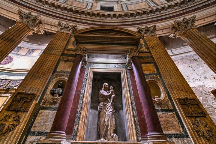 Entré til Roms Pantheon med lydguide
