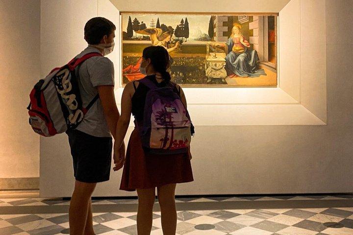 Galería de los Uffizi Florencia acogió un boleto de entrada con acceso programado