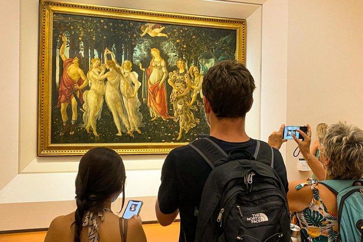 Galería de los Uffizi Florencia acogió un boleto de entrada con acceso programado