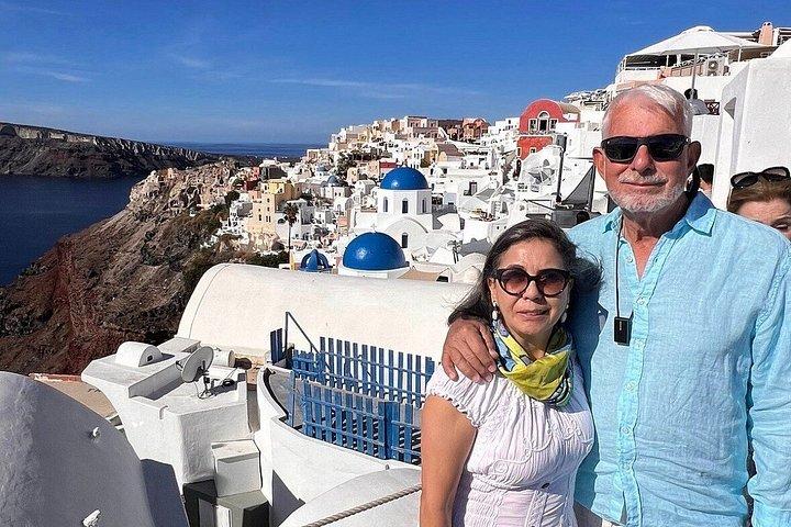 Visite privée de Santorin avec chauffeur local