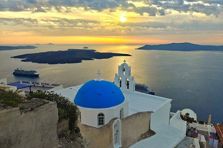 Visite privée de Santorin avec chauffeur local
