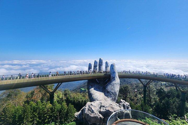 TIEN SAまたはCHAN MAYポートからゴールデンブリッジBA NA HILLSへのプライベートガイド付きツアー