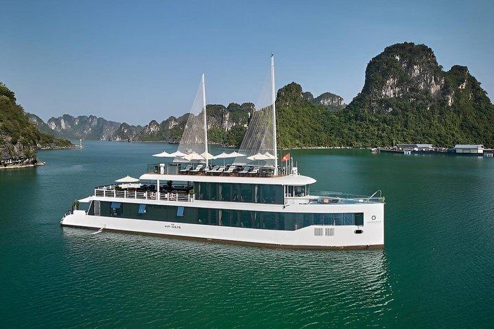 Top VIP Halong & Lan Ha Bay Crociera di lusso di un giorno da Hanoi