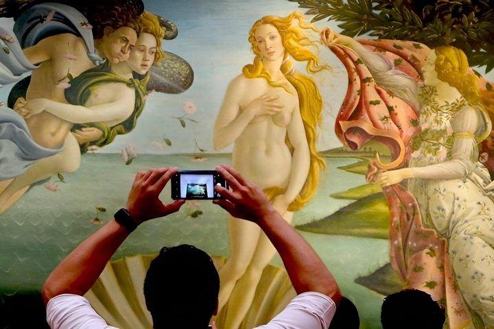 Galería de los Uffizi Florencia acogió un boleto de entrada con acceso programado