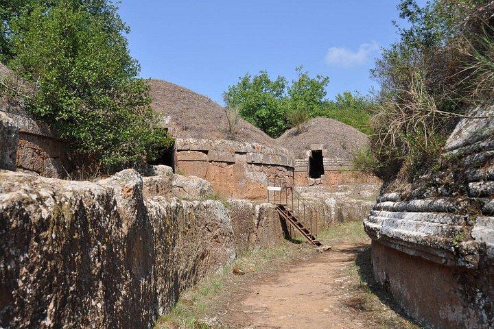 ローマから：エトルリア遺跡へのプライベート日帰り旅行タルクィニア＆セルヴェーテ