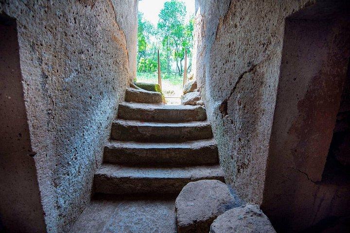 ローマから:エトルリア遺跡へのプライベート日帰り旅行タルクィニア&セルヴェーテ