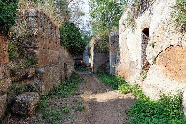 ローマから:エトルリア遺跡へのプライベート日帰り旅行タルクィニア&セルヴェーテ