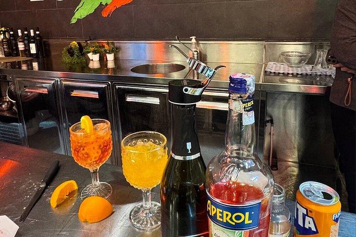 Pizza Cooking Class & Spritz Making with lunch & drinks in Rome