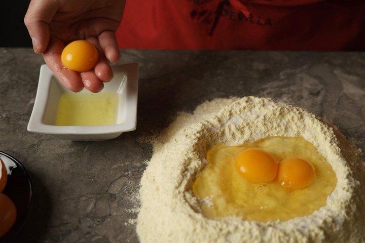 パレルモで料理教室-生パスタとティラミス