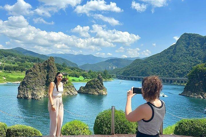 丹陽観光：ギンサ寺院＆ドダムサンボンピークス＆オンダル洞窟
