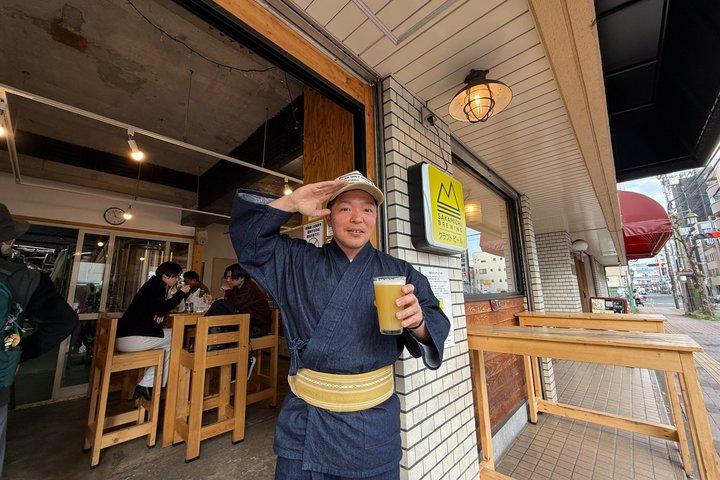 Local Craft Beer Tour de trem de Shinjuku com ex-JR Conductor