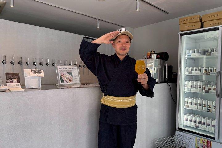 東京から列車でトラックスサイドクラフトビールを、元JR乗務員と一緒に