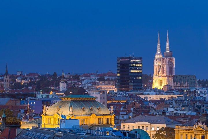 Zagreb Private Night Tour Luzes da cidade e vistas panorâmicas