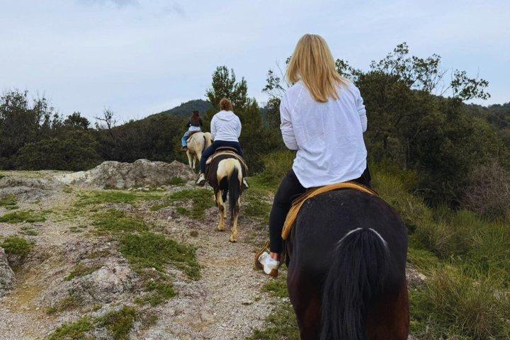 サレルノ: カヴァ・デ・ティレーニでの乗馬小旅行